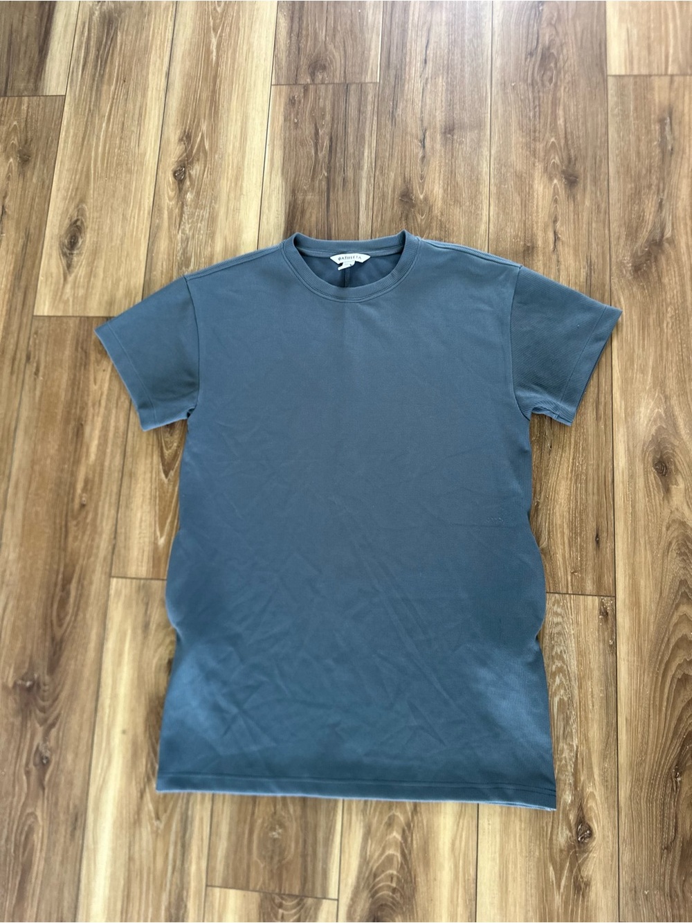 Athleta women’s rib tee shirt dress size M/P - Picture 2 of 6